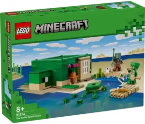 Конструктор LEGO Minecraft Пляжный домик Черепаха 21254 фото