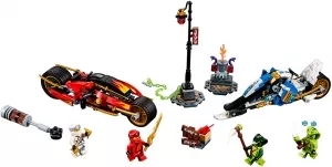 Конструктор Lego Ninjago 70667 Мотоцикл-клинок Кая и снегоход Зейна icon