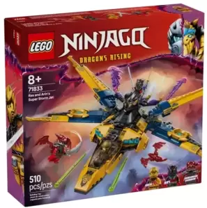 Конструктор Lego Ninjago 71833 Суперштормовой реактивный самолет Рас и Арин фото