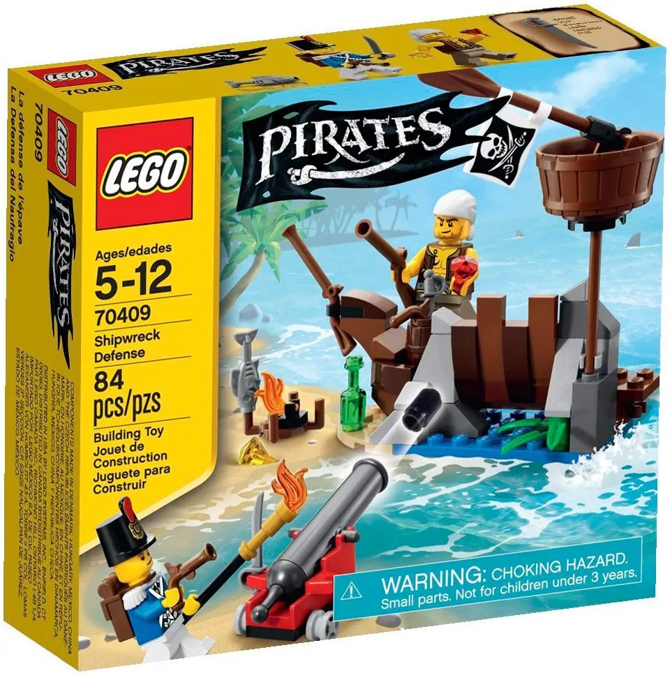 Конструктор Lego Pirates 70409 Защита обломков корабля купить недорого в  Минске, цены – Shop.by