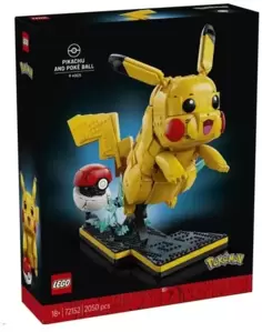 Конструктор Lego Pokemon 72152 Пикачу и Покебол фото