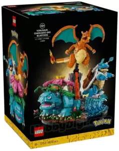 Lego Pokemon 72153 Венузавр, Чаризард и Бластойз