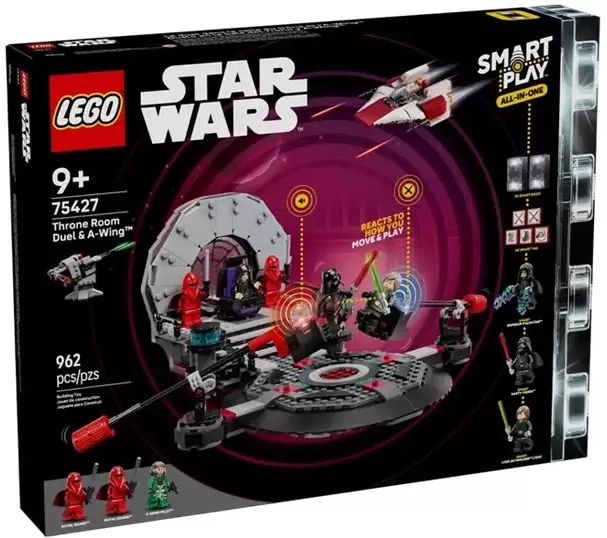 Lego Smart Play 75427 Дуэль в тронном зале и A-Wing