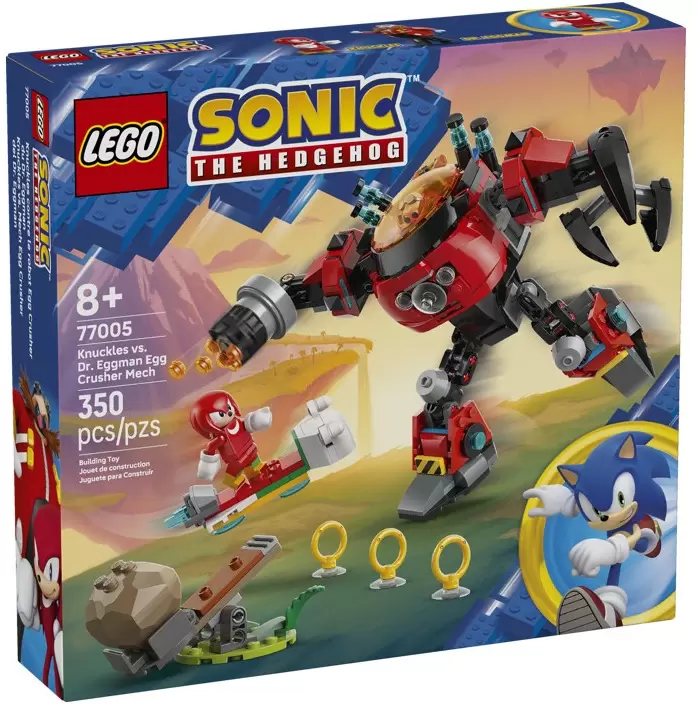 Lego Sonic 77005 Наклз против меха-яйцедробилки Докто