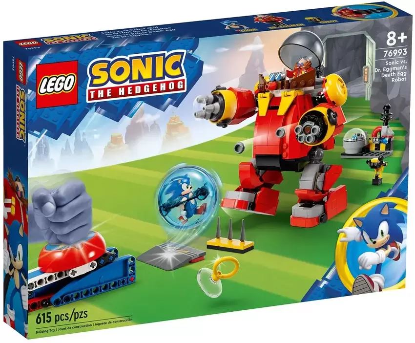 Конструктор Lego Sonic the Hedgehog 76993 Соник против робота-яйца смерти доктора Эггмана фото