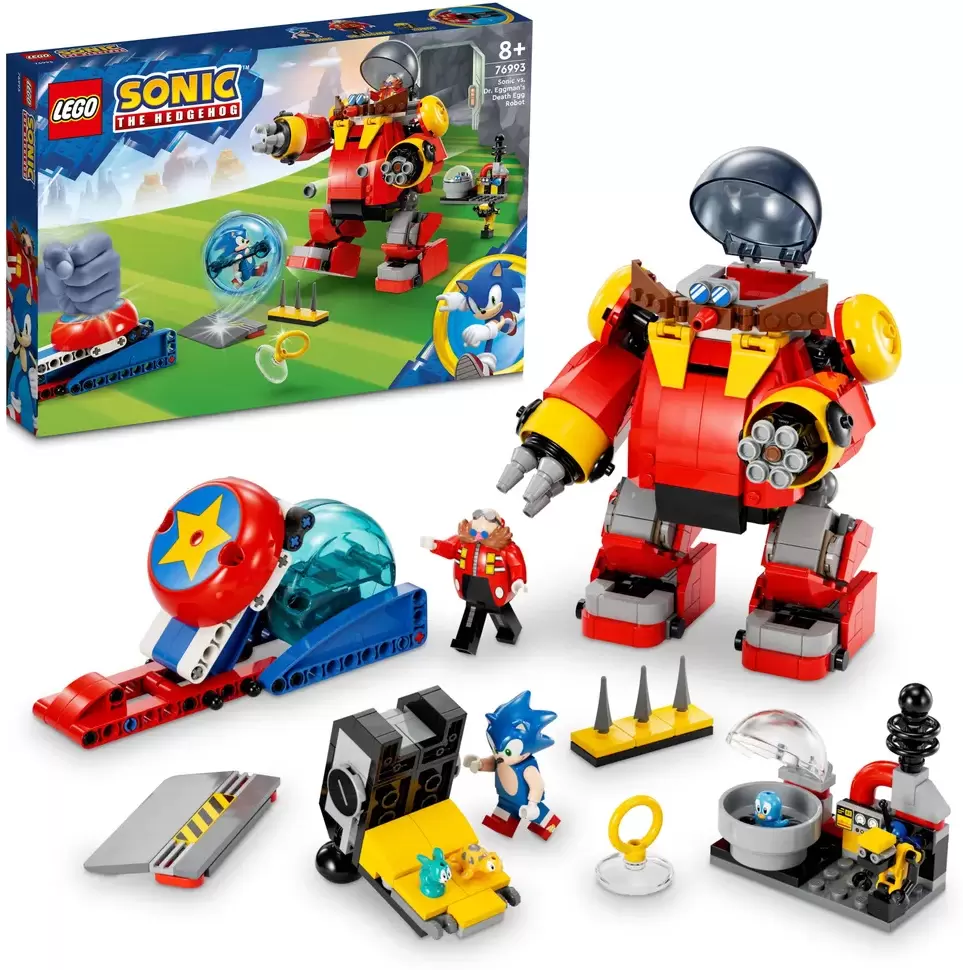 Конструктор Lego Sonic the Hedgehog 76993 Соник против робота-яйца смерти доктора Эггмана фото 3