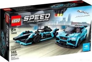 Конструктор Lego Speed Champion 76898 Formula E Panasonic Jaguar Racing GEN2 car &#38; Jaguar I-PACE eTROPHY фото