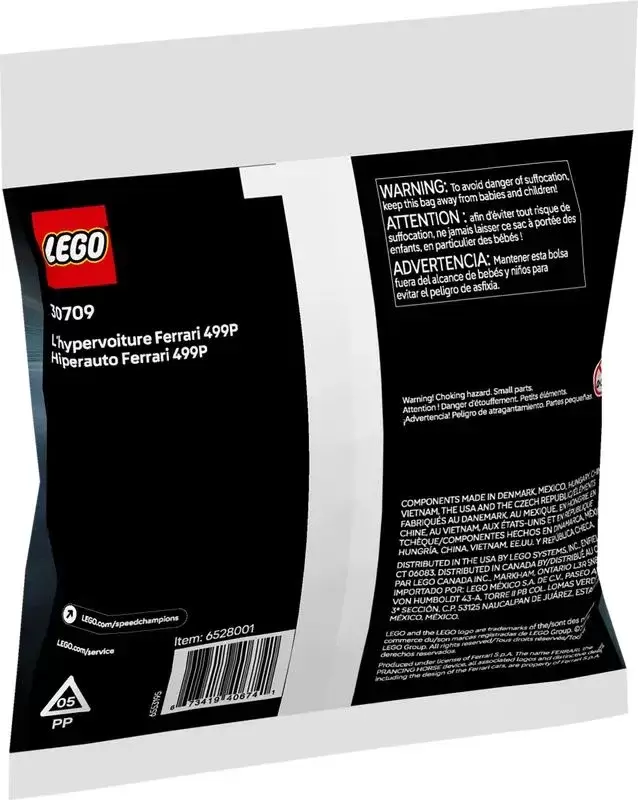 Конструктор Lego Speed Champions 30709 Ferrari 499P Hypercar фото 3
