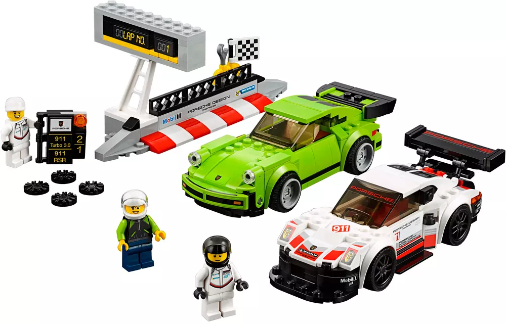 Конструктор Lego Speed Champions 75888 Porsche 911 RSR и 911 Turbo 3.0 фото