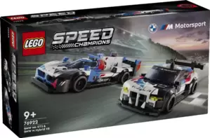 Конструктор LEGO Speed Champions 76922 Гоночные автомобили BMW M4 GT3 и BMW M Hybrid V8 фото