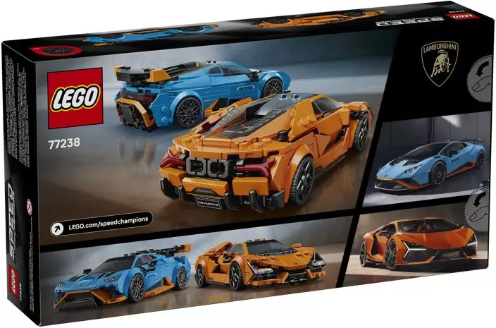Конструктор Lego Speed Champions 77238 Lamborghini Revuelto & Huracan STO фото