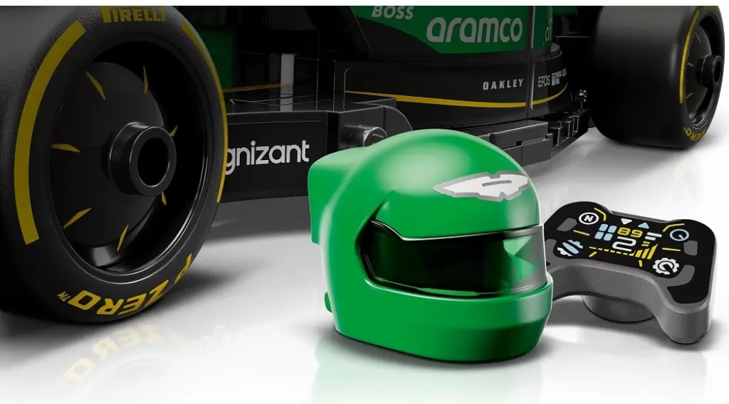 Конструктор Lego Speed Champions 77245 Гоночный автомобиль Aston Martin Aramco F1 AMR24 фото 5