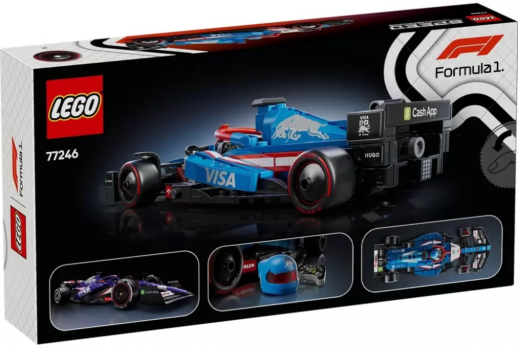 Lego Speed Champions 77246 Гоночный автомобиль Visa Cash App RB VCARB 01 F1