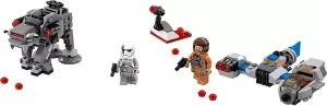 Конструктор Lego Star Wars 75195 Бой пехотинцев Первого Ордена против спидера на лыжах фото