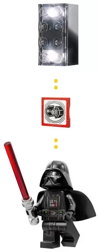 Конструктор Lego Star Wars 75421 Smart Play Истребитель TIE Дарта Вейдера фото 3