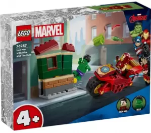 Lego Super Heroes 76287 Железный человек на мотоцикле и Халк