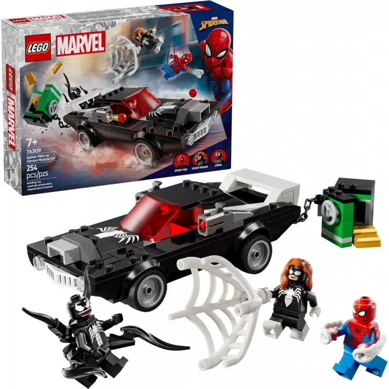 Конструктор Lego Super Heroes Человек-паук против Венома на маслкаре 76309 фото