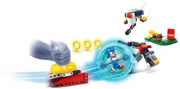 Конструктор Lego Super Sonic 77001 Столкновение Соника у костра фото