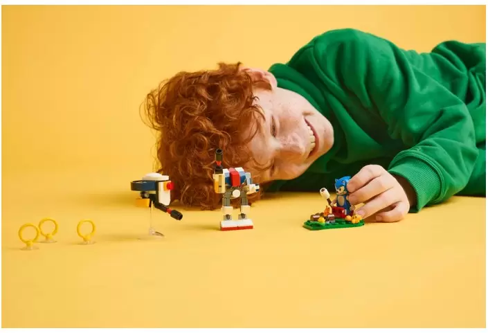 Конструктор Lego Super Sonic 77001 Столкновение Соника у костра фото