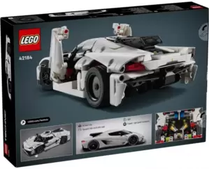 Конструктор LEGO Technic 42184 Белый гиперкар Koenigsegg Jesko Absolut фото