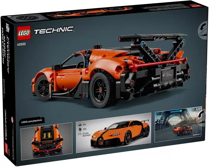 Конструктор Lego Technic 42222 Bugatti Chiron Pur Sport Hypercar фото