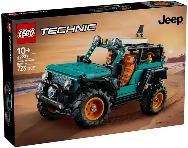 Lego Technic 42227 Внедорожник Jeep Wrangler Rubicon
