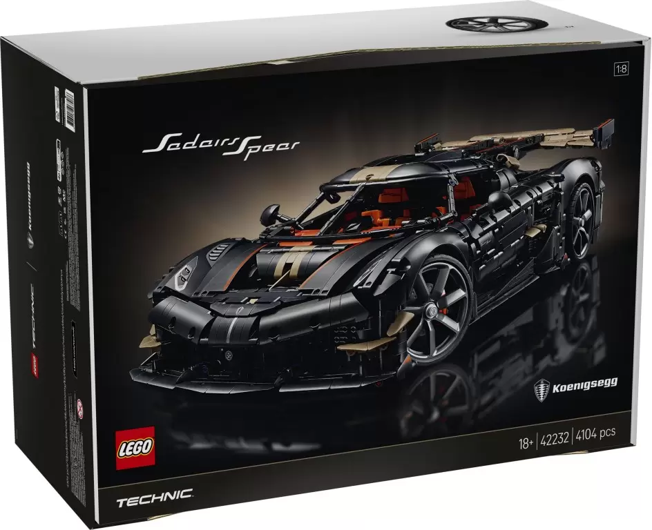 Lego Technic 42232 Koenigsegg Sadair's Spear Megacar
