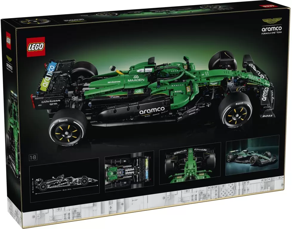 Lego Technic 42240 Aston Martin Aramco AMR25 F1