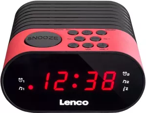Электронные часы Lenco CR-07 (розовый) фото