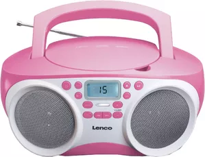 Магнитола Lenco SCD-200PK (розовый) фото