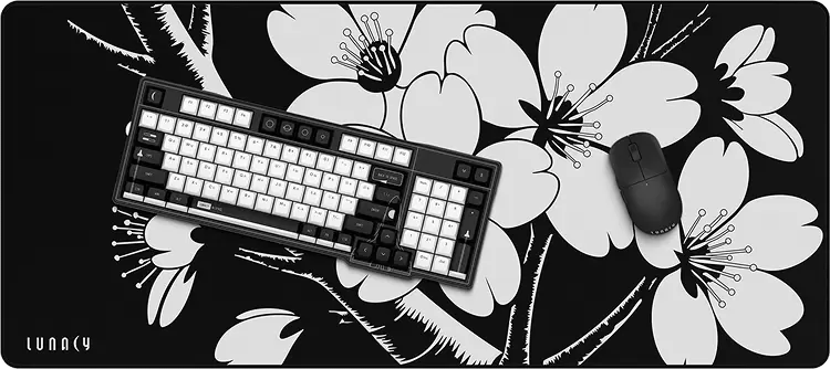 Коврик для мыши Lunacy SD Black Sakura XL фото