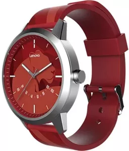 Гибридные умные часы Lenovo Watch 9 Constellation Series (лев, красный/бордовый) фото