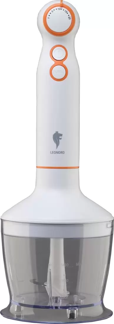 Погружной блендер Leonord LE-1722 (белый/оранжевый) фото