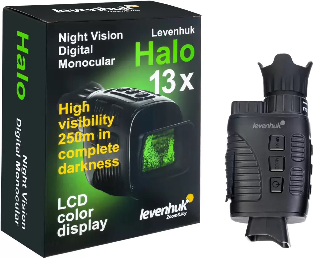 Монокуляр Levenhuk Halo 13x Monocular (черный) фото