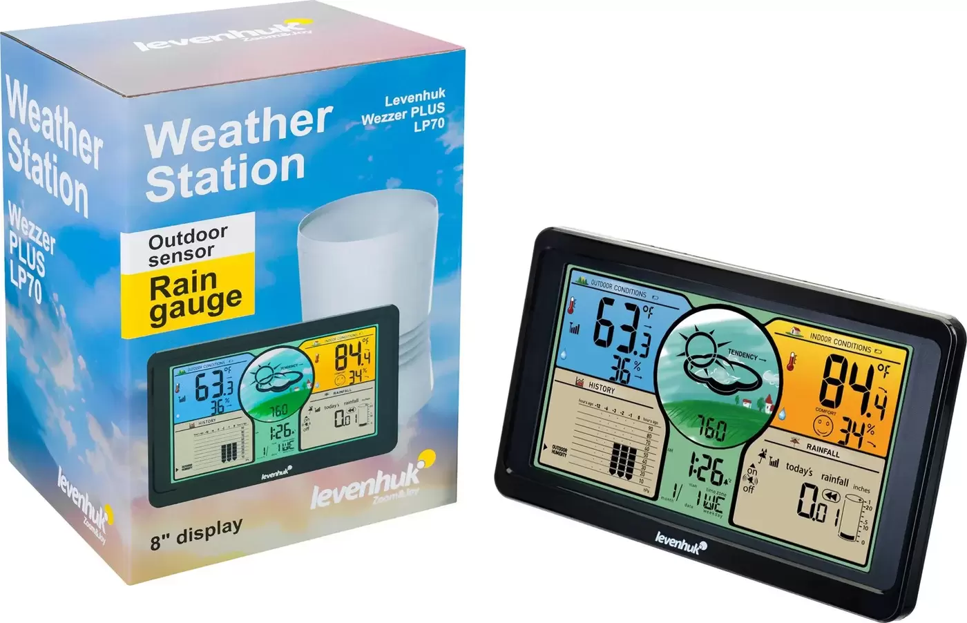 Метеостанция Levenhuk Wezzer PLUS LP70 78897 фото