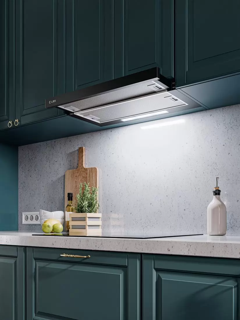 Кухонная вытяжка LEX Hermes 600 Black фото