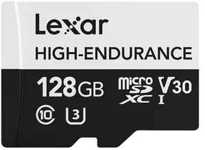 Карта памяти Lexar High-Endurance microSDXC 128Gb UHS-I U3 V30 фото