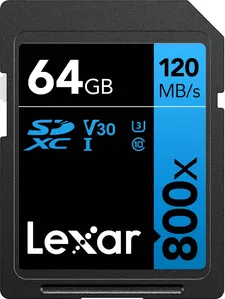Карта памяти Lexar High-Performance 800x SDXC LSD0800064G-BNNNG 64GB фото