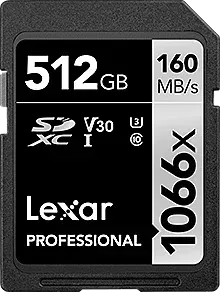 Карта памяти Lexar Professional 1066x SDXC LSD1066512G-BNNNG 512GB фото