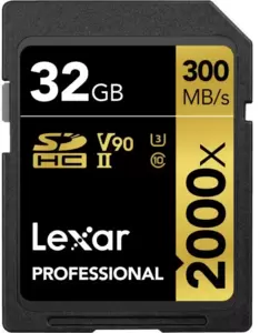 Карта памяти Lexar Professional 2000x SDHC LSD2000032G-BNNNG 32GB фото