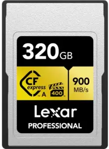 Карта памяти Lexar Professional CFexpress Type A Gold LCAGOLD320G-РНЕНG 320GB фото
