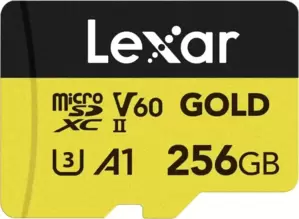 Карта памяти Lexar Professional GOLD microSDXC LMSGOLD256G-BNNNG 256GB фото