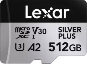 Карта памяти Lexar Professional SILVER PLUS microSDXC LMSSIPL512G-BNANG 512GB фото