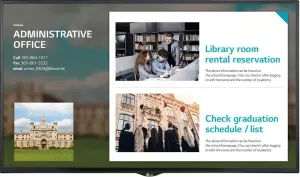 Информационная панель LG 43SE3KE-B фото