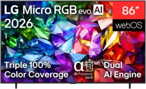 Телевизор LG Micro RGB evo AI 86MRGB96B6B фото