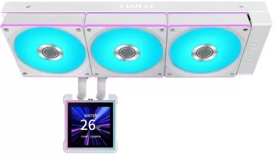 Система жидкостного охлаждения для процессора Lian Li HydroShift II LCD-S 360CL G89.GHS2LCDS36CW.R0 фото