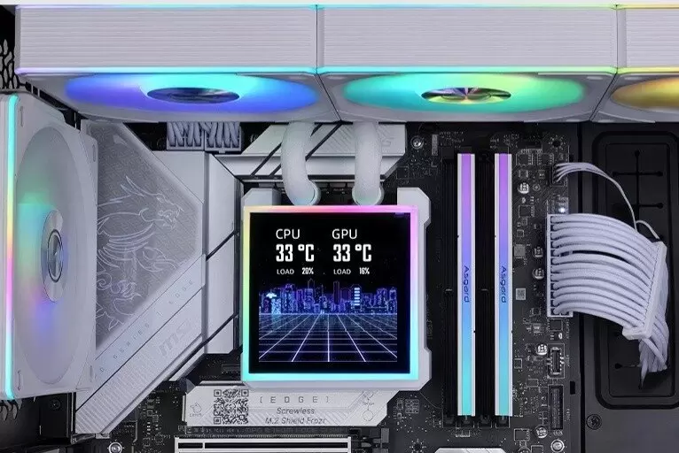 Система жидкостного охлаждения для процессора Lian Li HydroShift II LCD-S 360CL G89.GHS2LCDS36CW.R0 фото