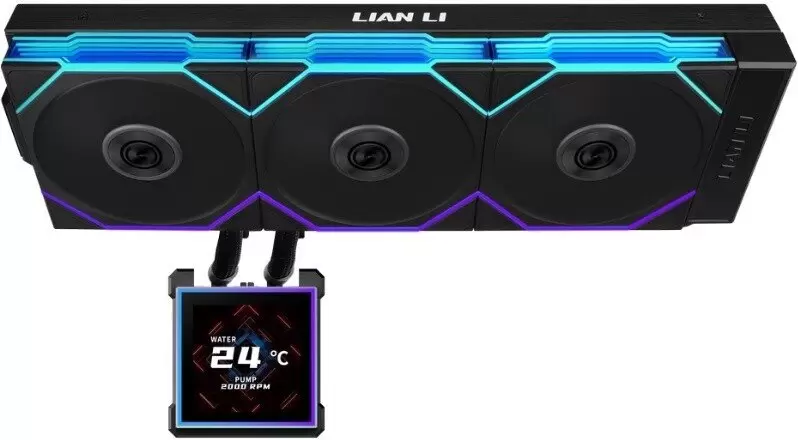 Система жидкостного охлаждения для процессора Lian Li HydroShift II LCD-S 360TL G89.GHS2LCDS36TB.R0 фото