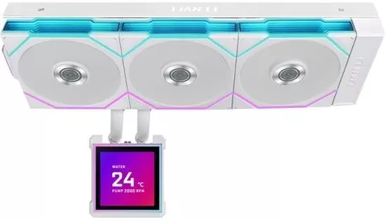 Система жидкостного охлаждения для процессора Lian Li HydroShift II LCD-S 360TL G89.GHS2LCDS36TW.R0 фото