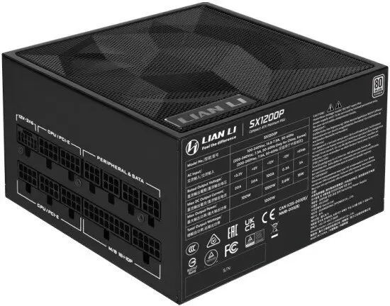 Блок питания Lian Li SX Platinum 1200 G9P.SX1200P.B000.RU фото